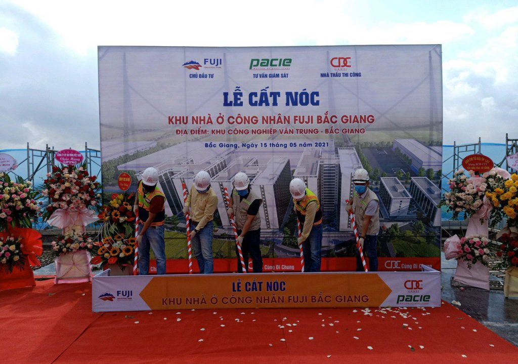 lễ cất nóc Fuji Bắc Giang