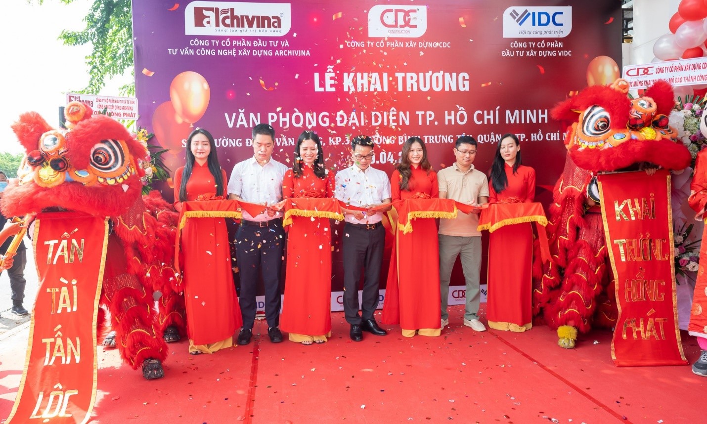 CDc Xây dựng khai trương VPDD