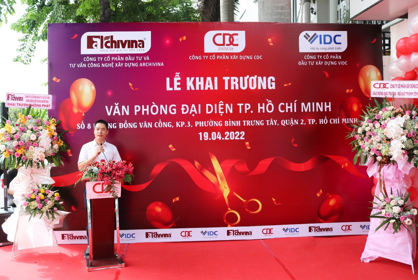CDC Xây dựng khai trương VPDD