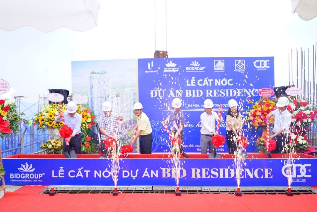 Cất nóc dự án BID Residence